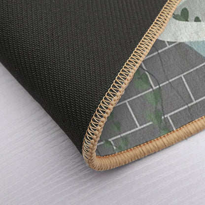 Minimalist Bathroom  Fade-Resistant Bath Mat