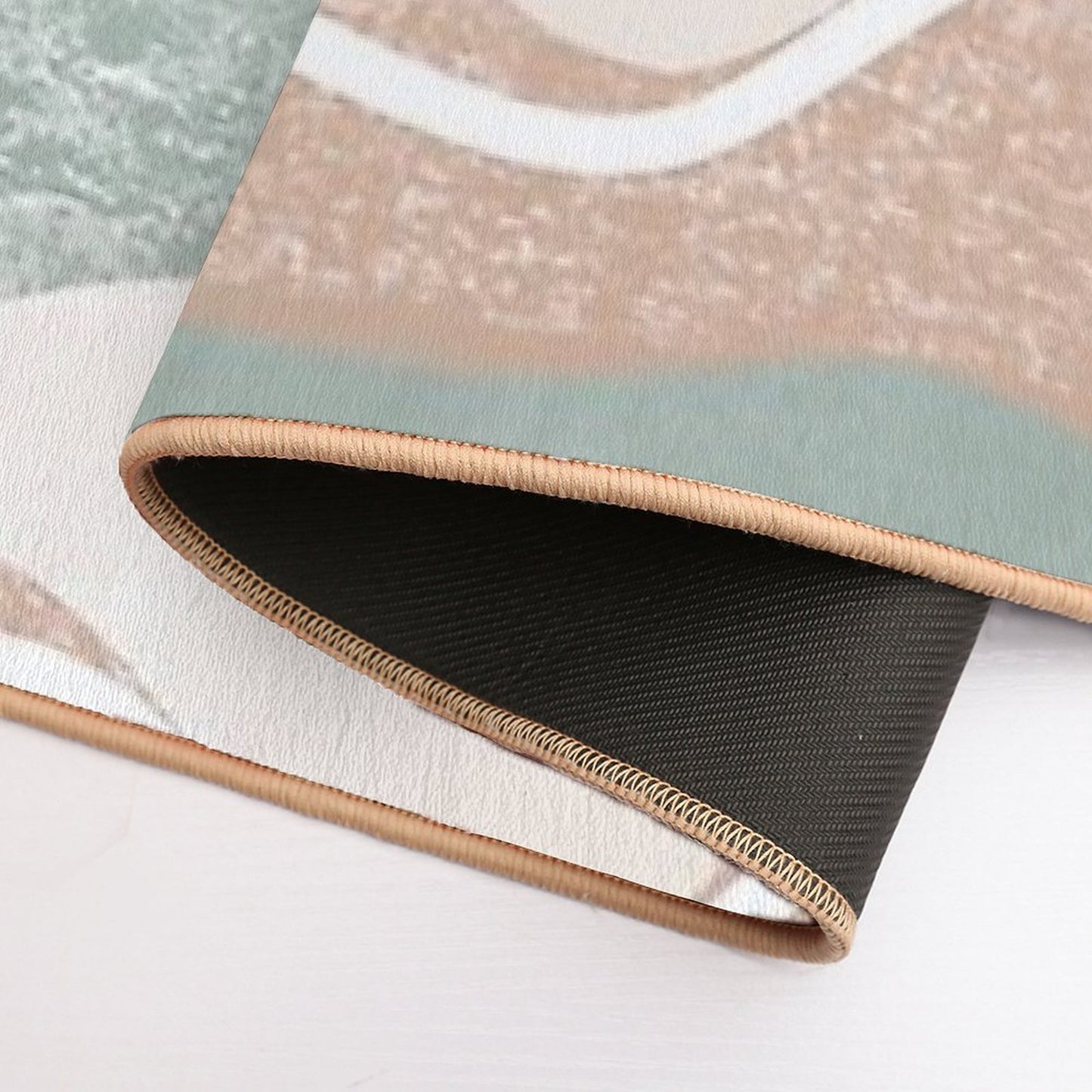 Abstract Beach Art  Absorbent Bath Mat