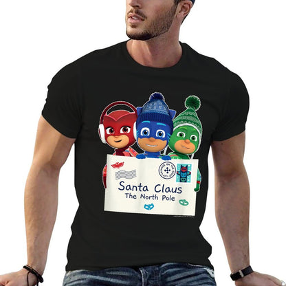 PJ Masks Christmas Letter To Santa Claus Holiday Hero Crew  Classic T-Shirt
