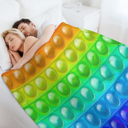 Pop It Sustainable Throw Blanket