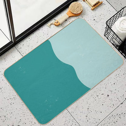 Minimal Abstract 156  Long-Lasting Bath Mat