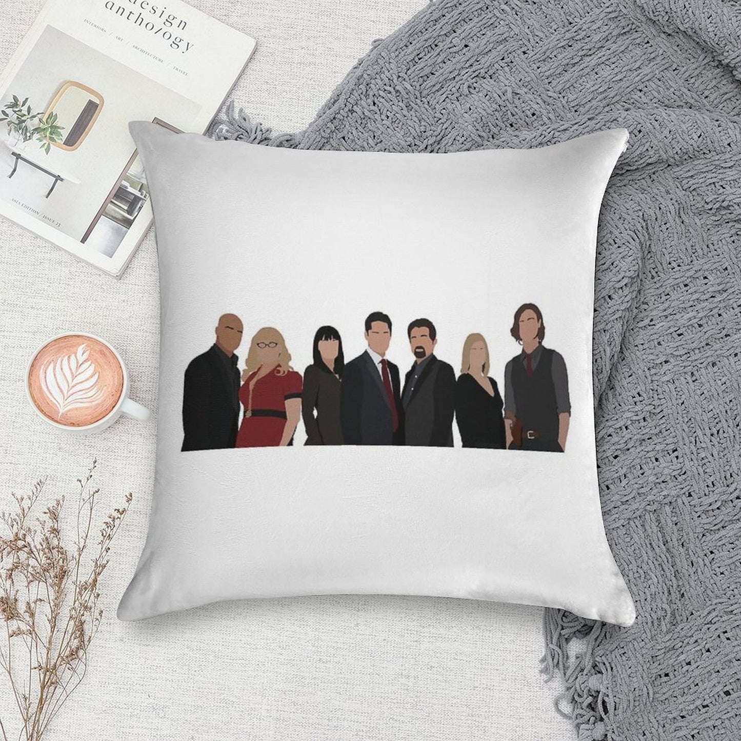 The BAU Soft Washable Throw Pillow