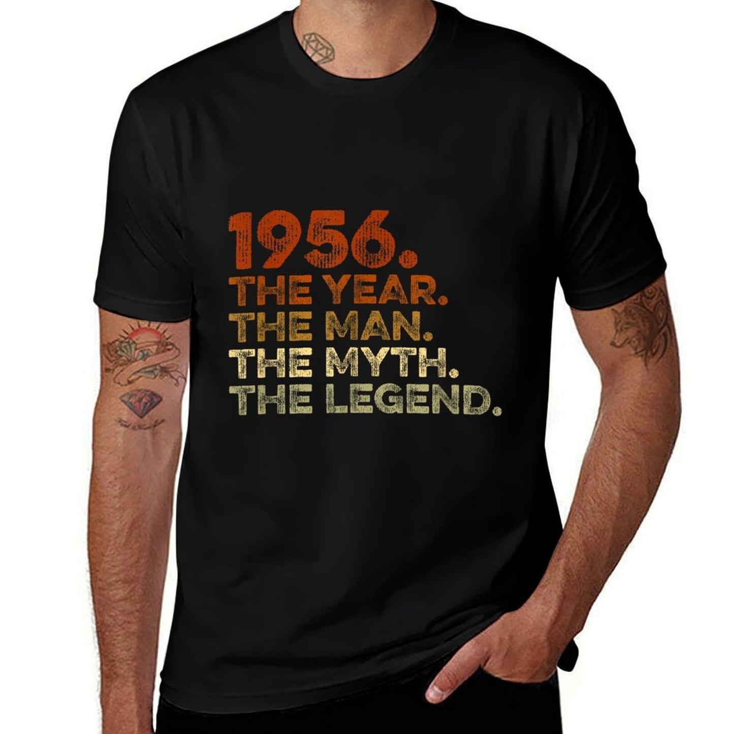 Special Birthday Gift Vintage 1956. Year Man Myth Legend Comfortable T-Shirt