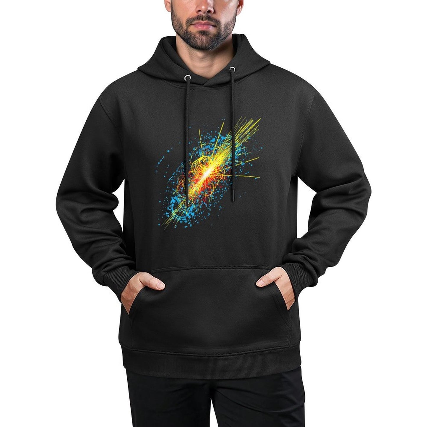 Higgs Boson Particle Quantum Theory Sci Fi Funny Gift Cotton-Polyester Blend Hoodie