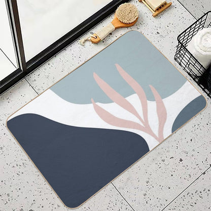 Lovely Blue Durable Bath Mat