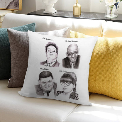 The Chasers Soft Luxury Feel Throw Pillow