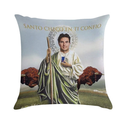 San Checo of The Tyres Soft Hidden Zipper Throw Pillow