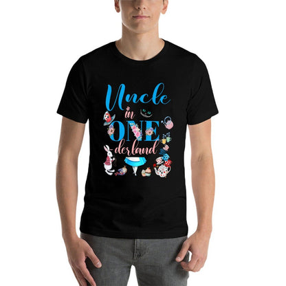 Alice in ONEderland Family Uncle Of The Birthday Girl  Easy-care T-Shirt