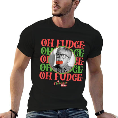A Christmas Story - Oh Fudge Stacked  Easy-care T-Shirt