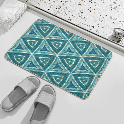 Greek Summer Mosaic  Versatile Bath Mat