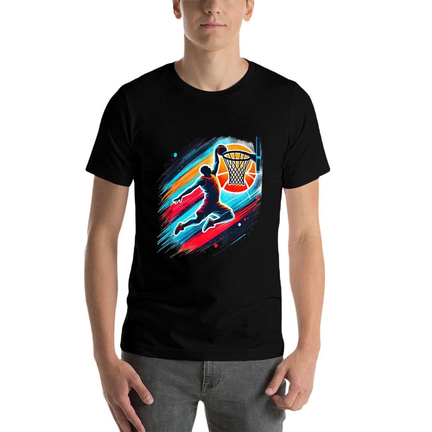 Cool Boys Basketballs Men Kids Boys 10-12 12-14 Gifts  Summer-ready Fabric T-Shirt