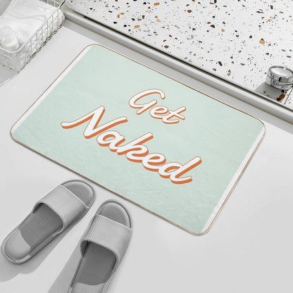 Get Naked Bathroom Art  Anti-Trip Bath Mat