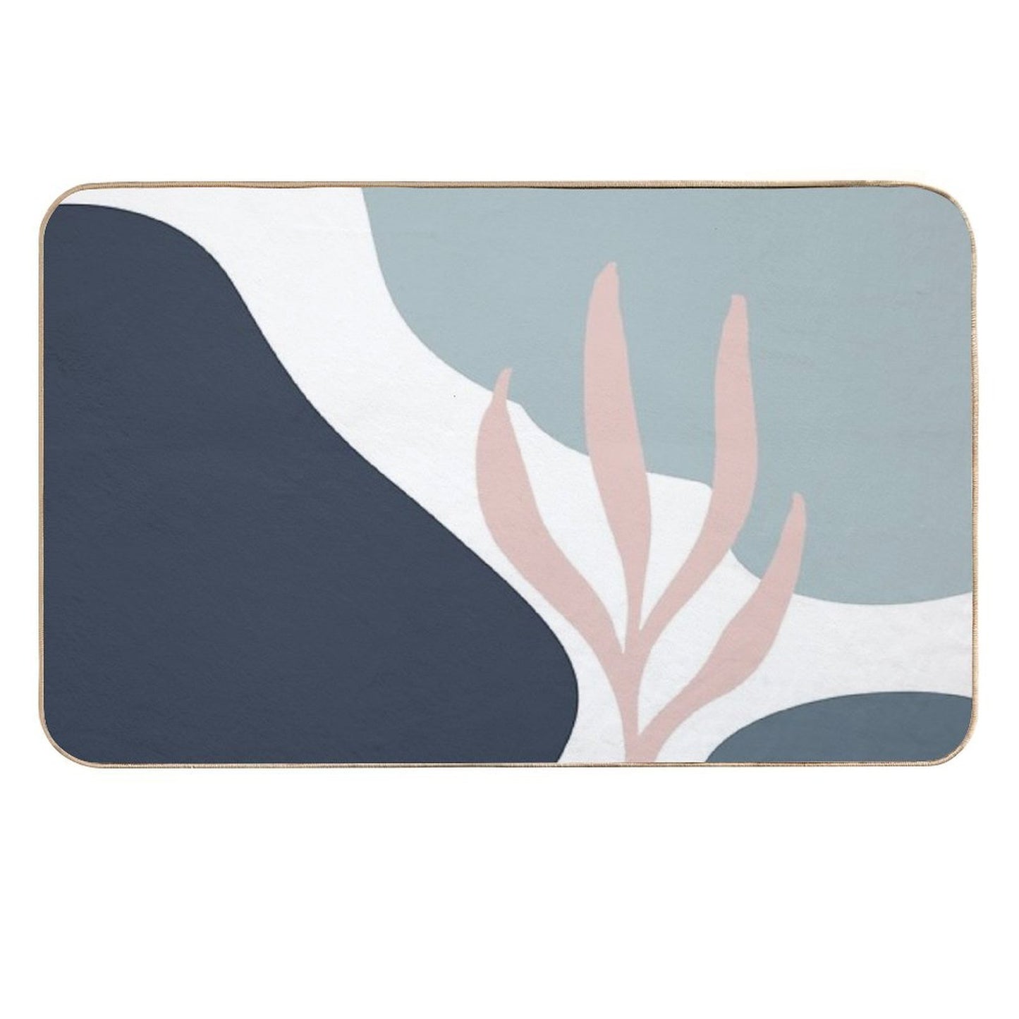 Lovely Blue Durable Bath Mat