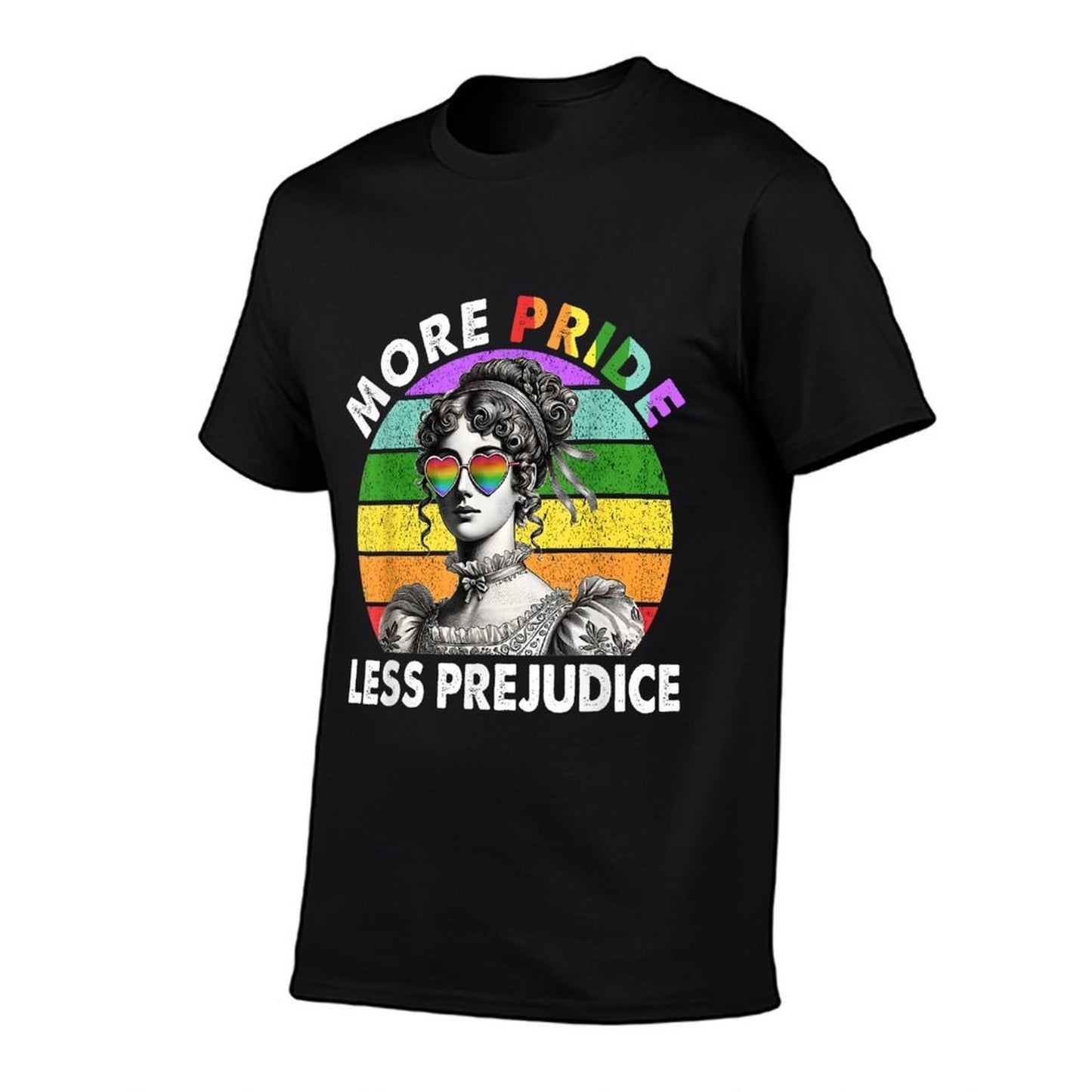 More Pride Less Prejudice Pride Month LGBTQ Gay Lesbian  Durable T-Shirt