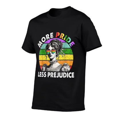 More Pride Less Prejudice Pride Month LGBTQ Gay Lesbian  Durable T-Shirt
