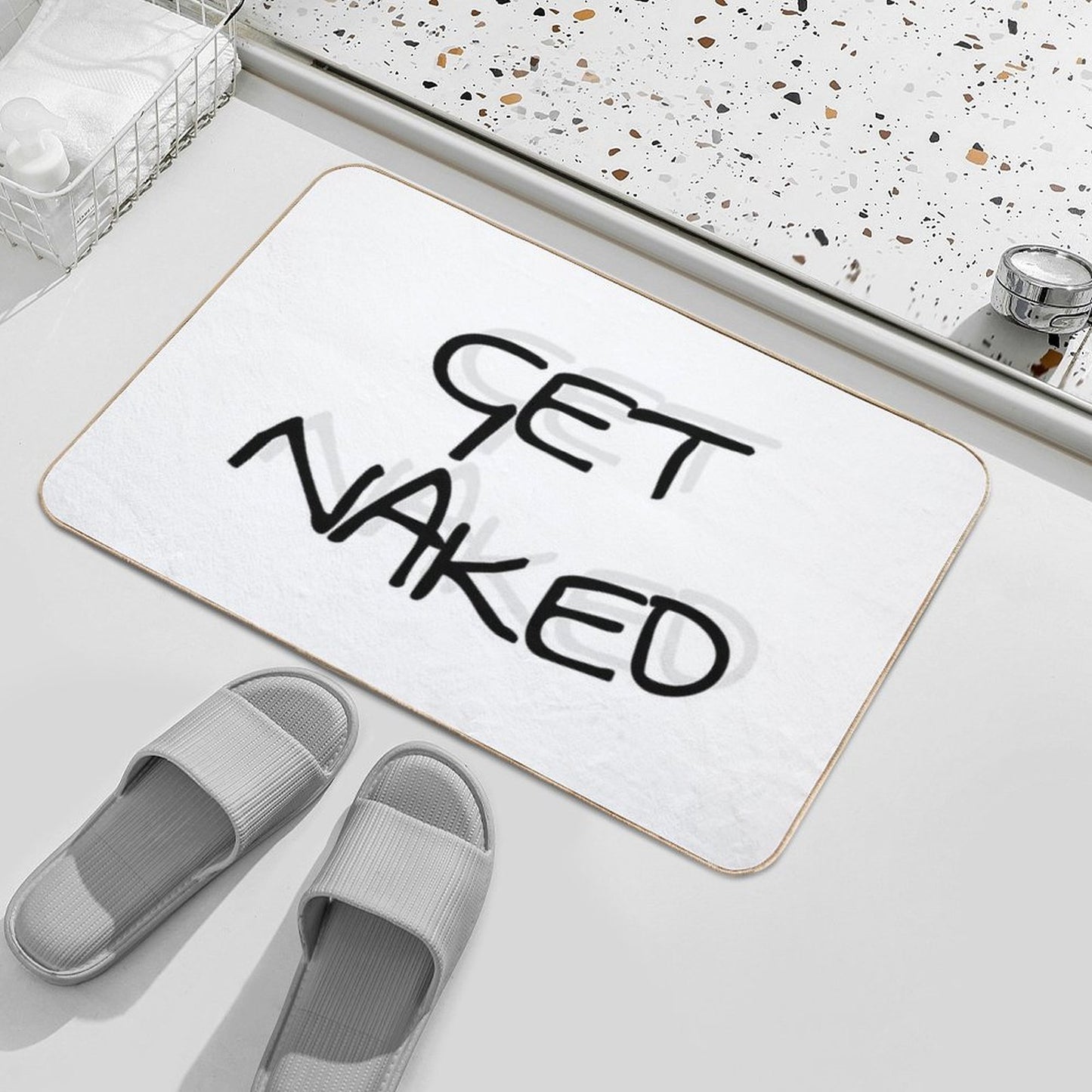 GET NAKED  Dirt-Trapping Bath Mat