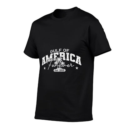 Gulf Of USA America, Retro Gulf Of USA America Est 2025 Durable T-Shirt