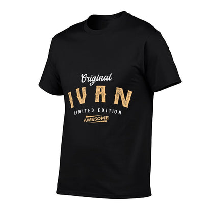 Ivan Limited Edition  Fade-proof Color T-Shirt