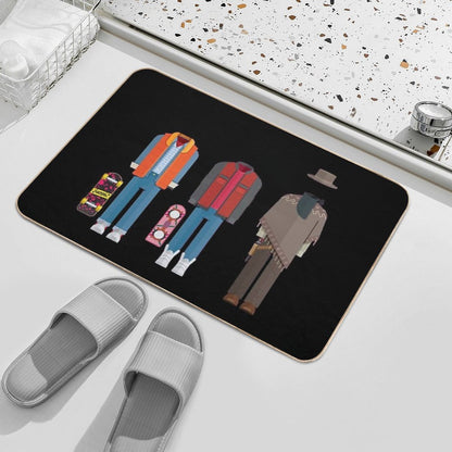 Back to The Future  Easy To Clean Bath Mat