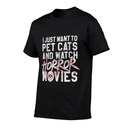 Sailor Jeffys Horror Movies  Gifts Unisex-Adults Cat Lovers Halloween  Lightweight T-Shirt