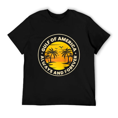 Gulf of USA America Retro Throwback Design Raglan Baseball Rolled Sleeves T-Shirt