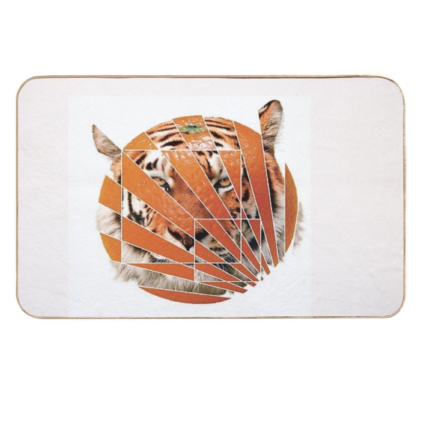 Orange Tiger °3  Non-Slip Bath Mat