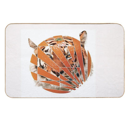 Orange Tiger °3  Non-Slip Bath Mat