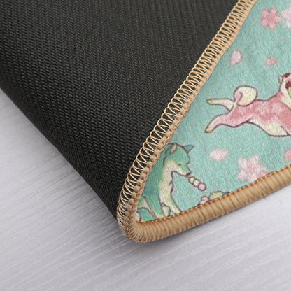 Shibakura & Matchinu in Mint  Eco-Friendly Bath Mat