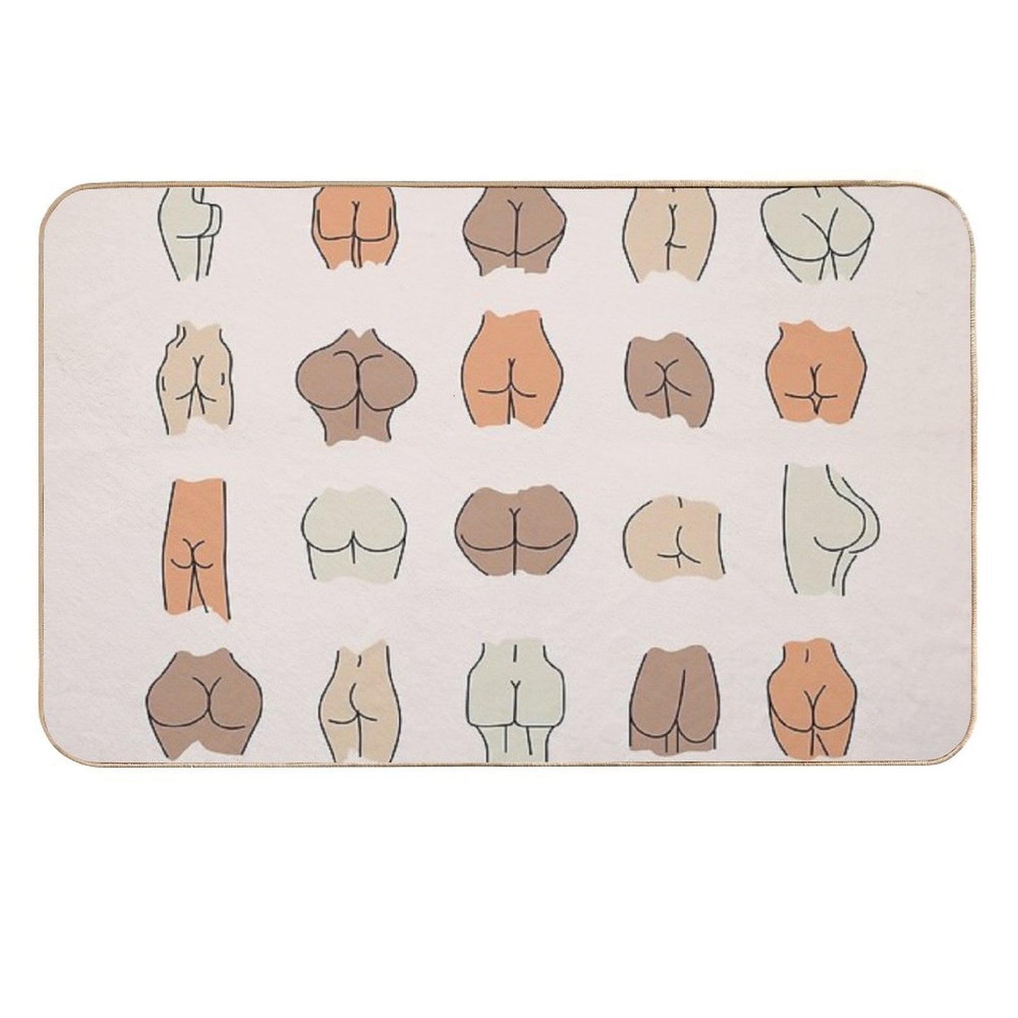 All Bums  Eco-Friendly Bath Mat