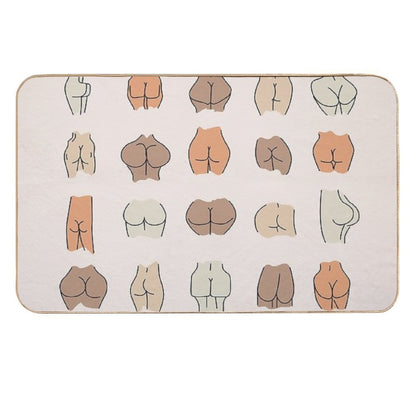 All Bums  Eco-Friendly Bath Mat