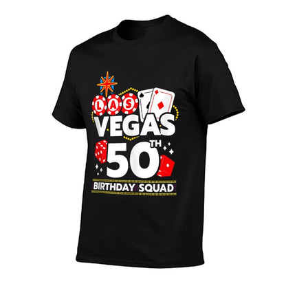 Vegas Birthday - Vegas 50th Birthday - Vegas Birthday Squad  Odor-resistant T-Shirt