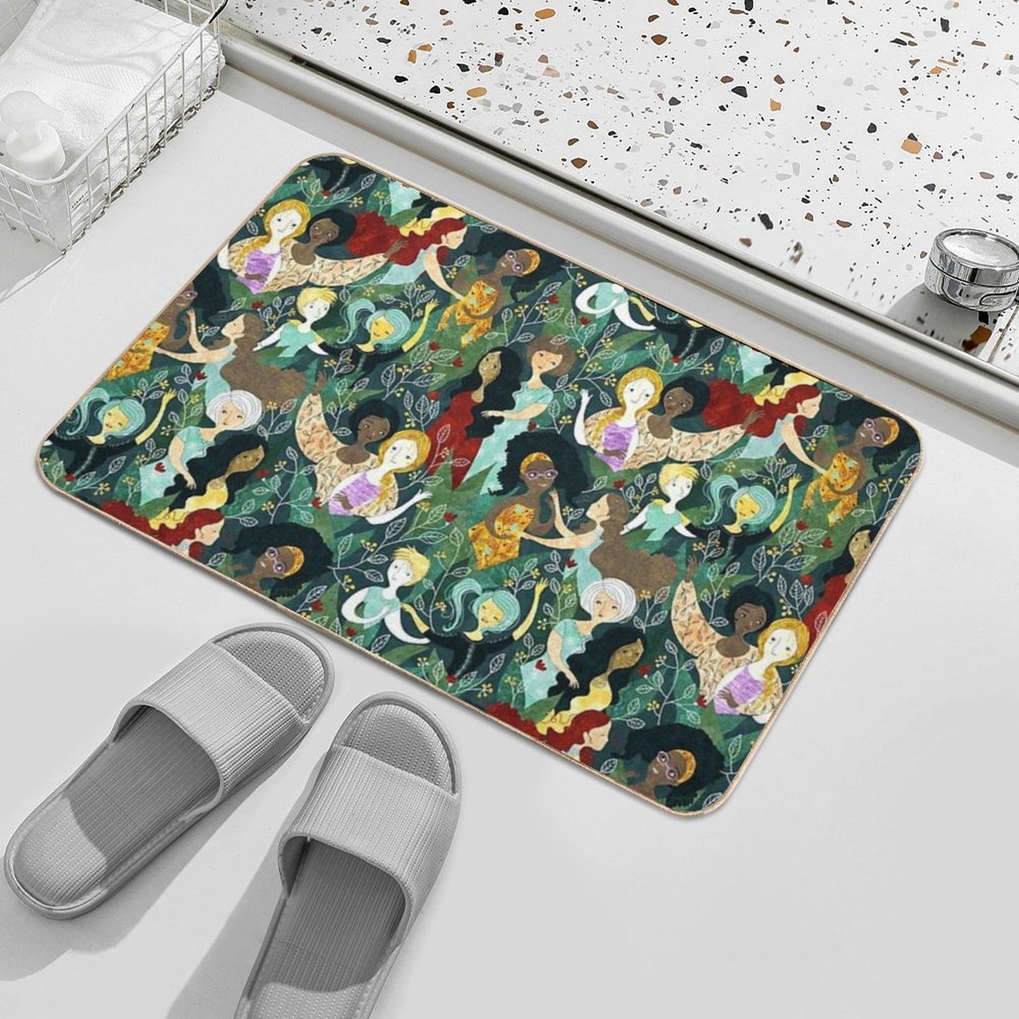 Sisterhood  Repositionable Bath Mat