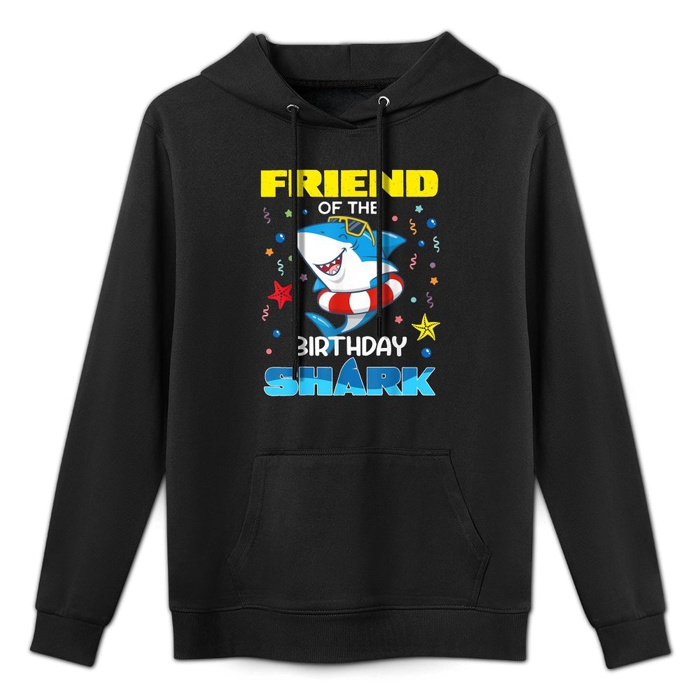 Friend Of The Birthday Shark Kids Party Family Matching Easy Care Hoodie