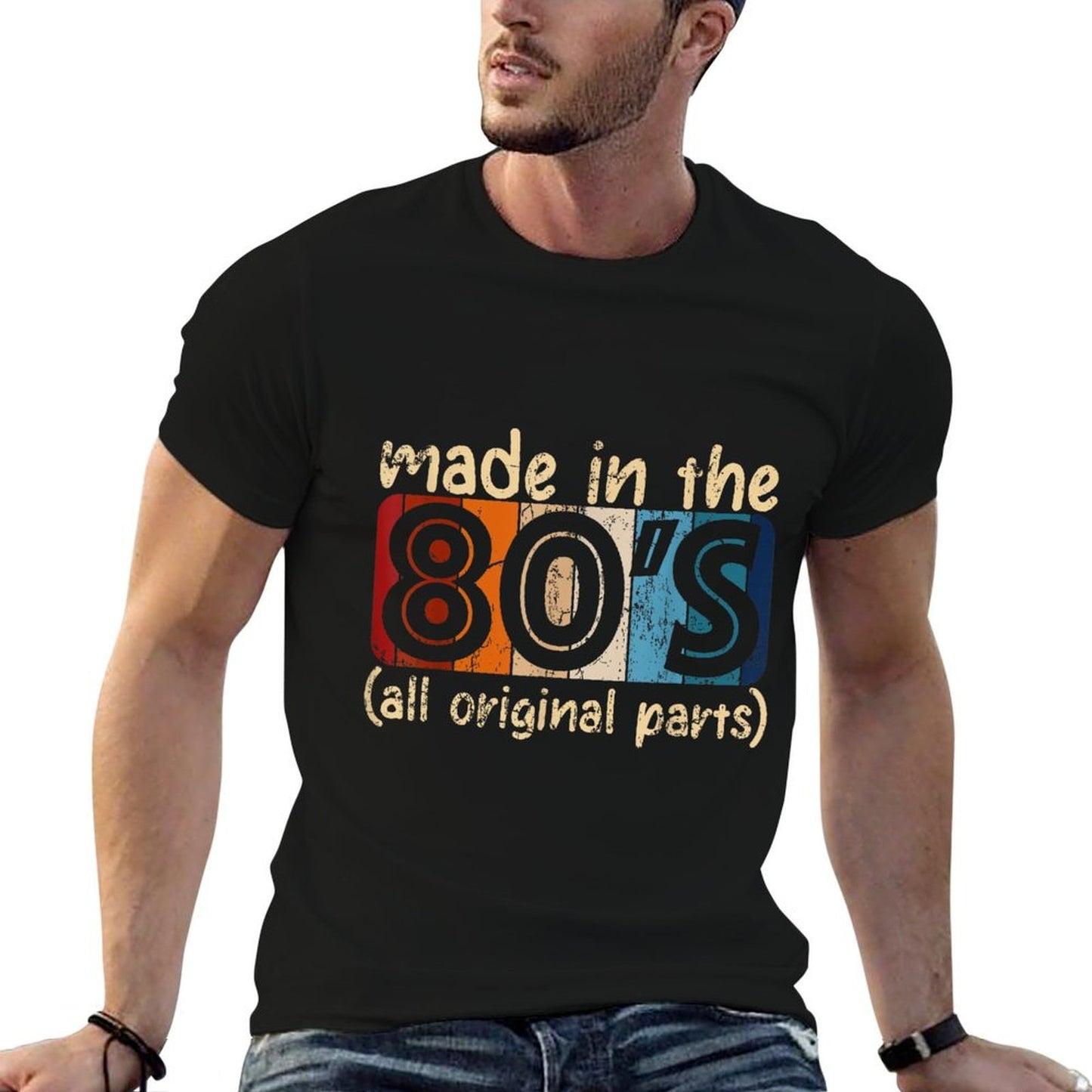 Made In The 80s All Original Part Retro Vintage  Vintage-inspired T-Shirt