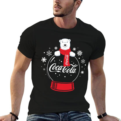 Coca-Cola - Polar Bear Snowglobe  Tagless Design T-Shirt