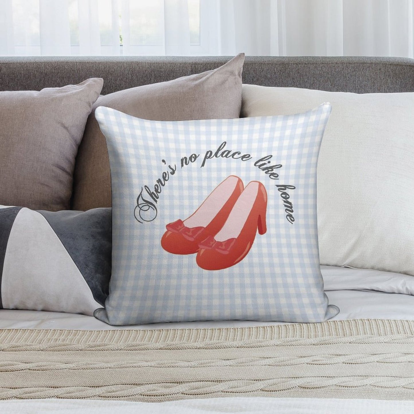 The Ruby Slippers Soft Easy Maintenance Throw Pillow