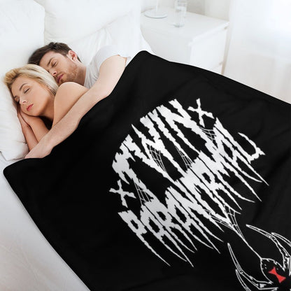 Twin Paranormal Merch Tp Webbed Widow Sustainable Throw Blanket