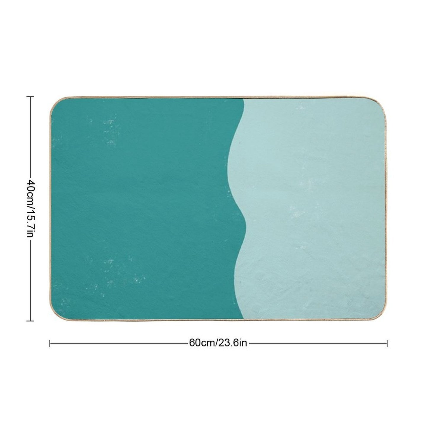 Minimal Abstract 156  Long-Lasting Bath Mat