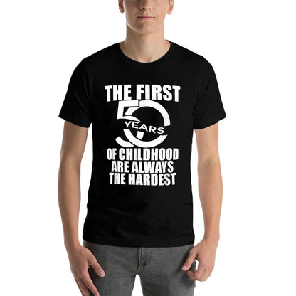 50th Birthday T-shirt  Oversized Silhouette T-Shirt