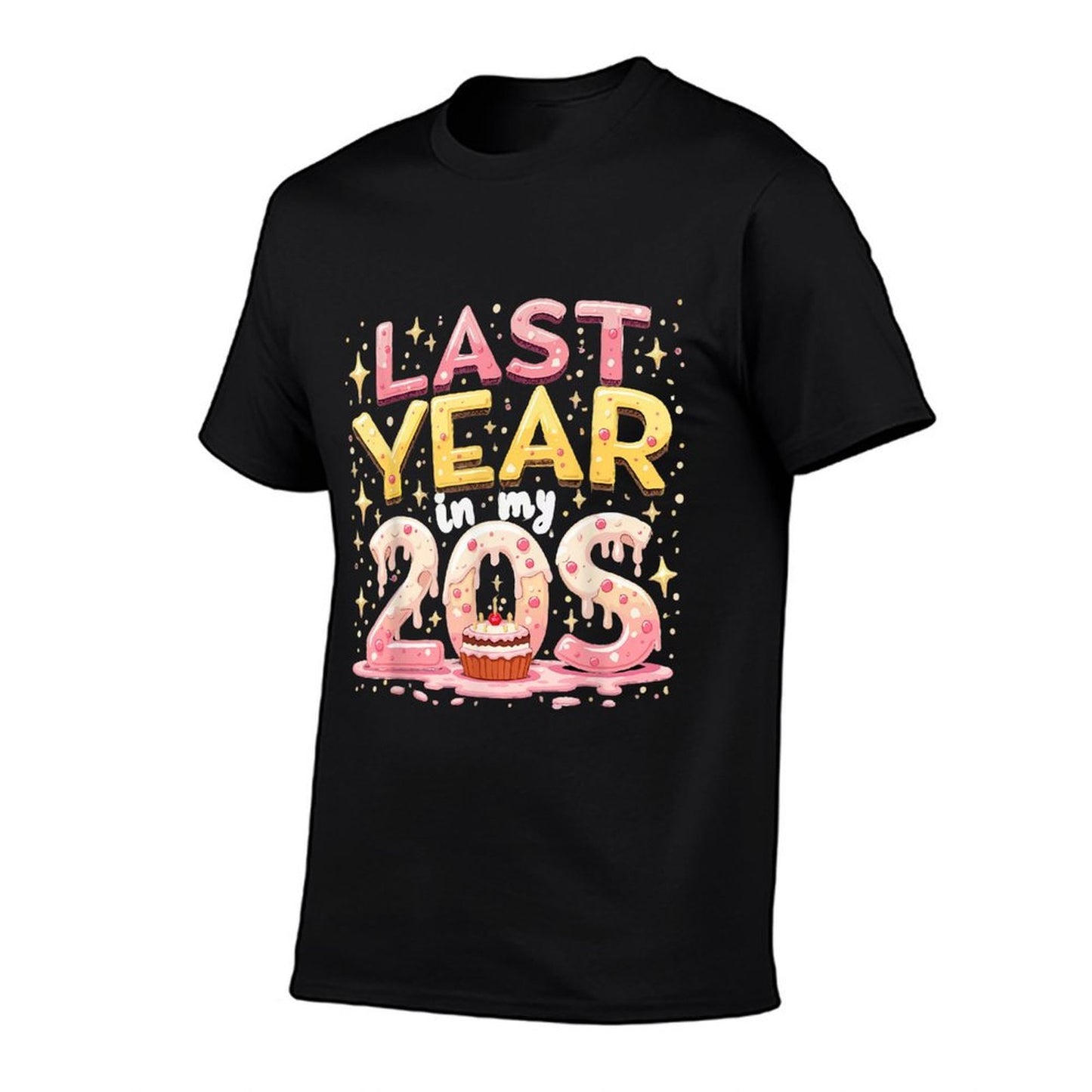 Humorous Last Year In My 20s Womens Birthday Happy 29th  Heathered Texture T-Shirt