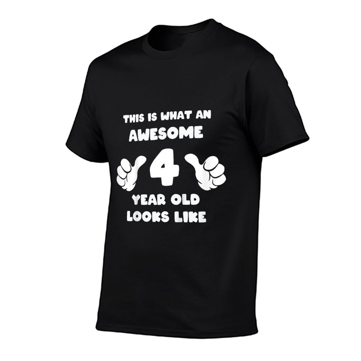 Kids This Is What An Awesome 4 Year Old Looks Like Birthday Youth  Affordable Price T-Shirt