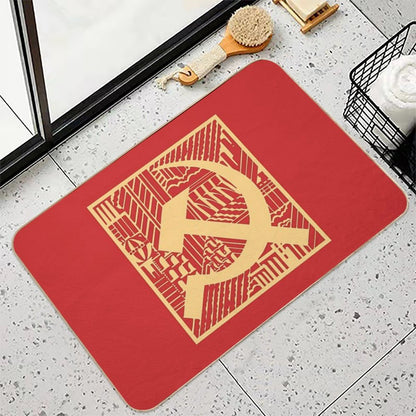 Vintage Soviet Art  Toxin-Free Bath Mat