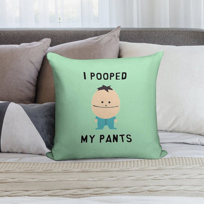 I Pooped My Pants Soft Decorative Cover Throw Pillow