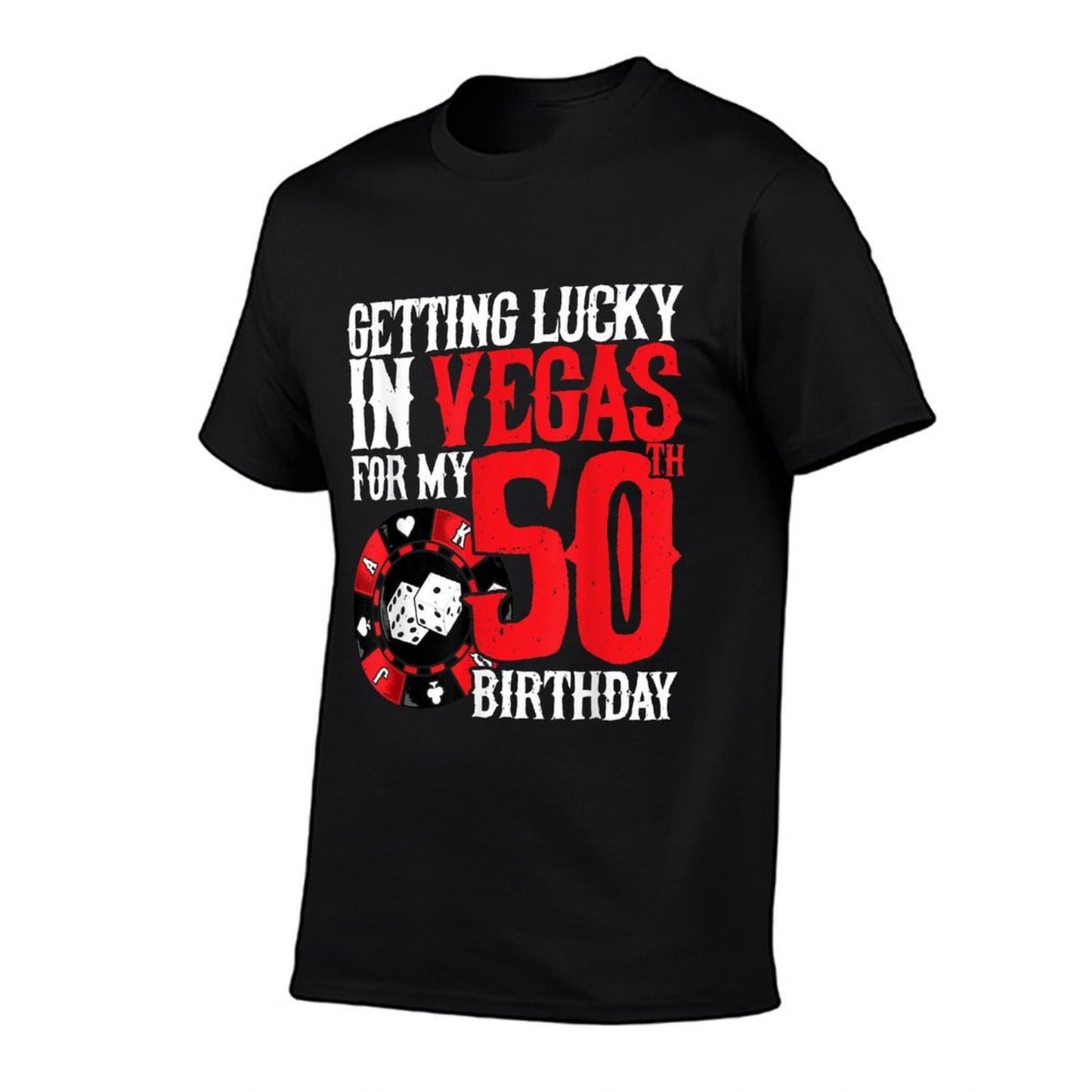 Party in Vegas - Getting Lucky in Las Vegas - 50th Birthday  Soft T-Shirt