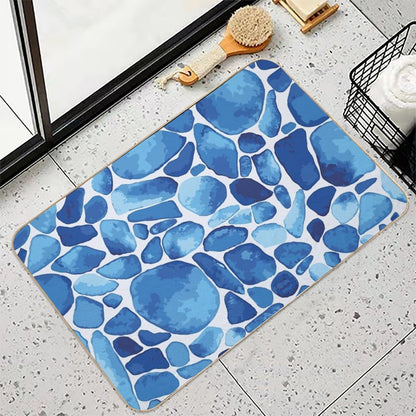Blue Pool  Long-Lasting Bath Mat