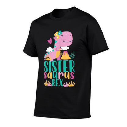 Sister Saurus Rex Dinosaur Dino Design for Kids  Vintage-inspired T-Shirt