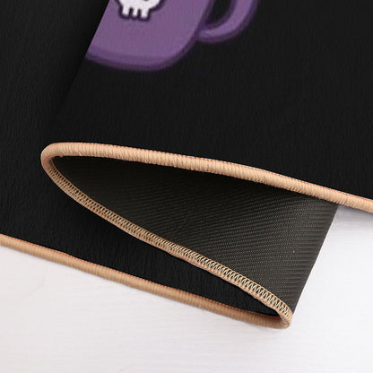 Feline Familiar  Black  Nikury  Anti-Trip Bath Mat