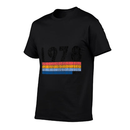 40th Birthday Gift Retro Born June of 1978 T Premium  Heathered Texture T-Shirt