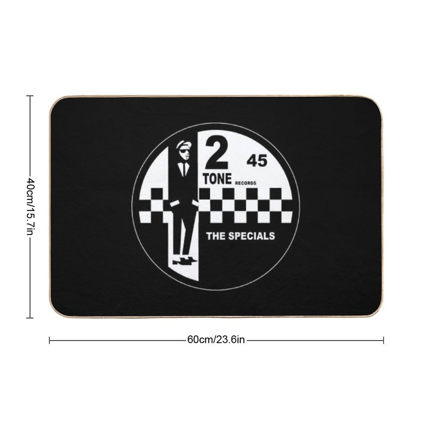 2 Tone Records The Specials  Fade-Resistant Bath Mat