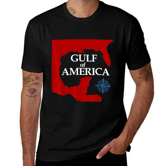 Welcome To America&#39;s Gulf Mexico Funny President Trump Rolled Sleeves T-Shirt